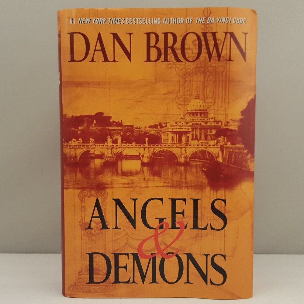 ANGELS & DEMONS by Dan Brown | Hardcover w/ Dust Jacket 2003 Atria Books USED